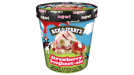 Ben & Jerry`s Strawberry Doughnut-eee