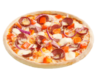 Glutenfreie Pizza Sucuk