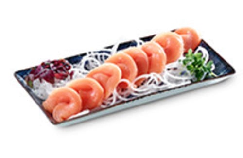8x Lachs Sashimi  als Sushi Box