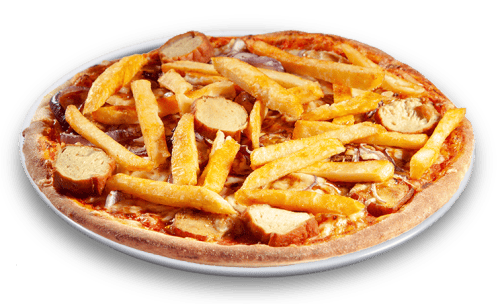 Pizza Currywurst & Pommes Family 40cm <sup>F,K,St,G</sup>