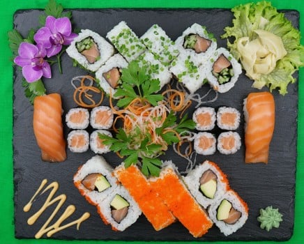Menü 13 (Lachs Menü) Menü 13 (Lachs Menü)