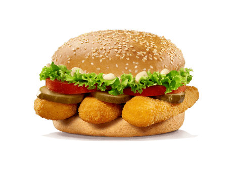 Chicken Burger Hot Stripes