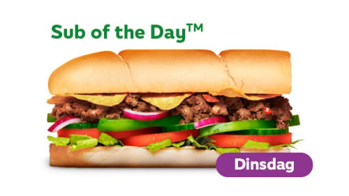  Sub of the day - Taco Beef 15cm