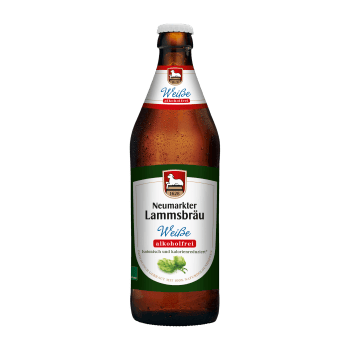 Weiße Alkoholfrei - Neumärkter Lammsbräu, 0,5% Alkohol, 0,5l (Pfand)