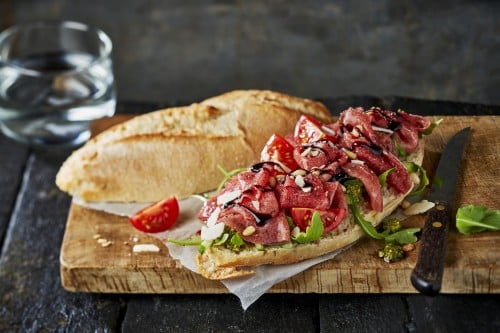 Broodje carpaccio Broodje carpaccio