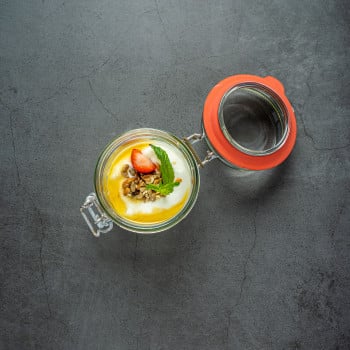 Skyr-Protein-Creme Erdbeere (hausgemacht) Skyr-Protein-Creme Erdbeere (hausgemacht)