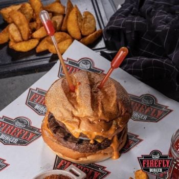 Single Backfire Burger Single Backfire Burger