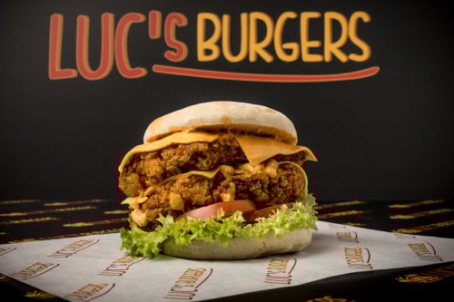 Double cheese chicken burger Double cheese chicken burger