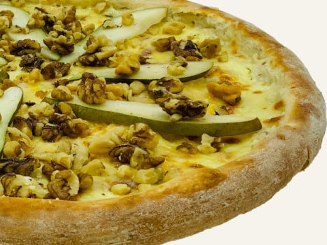 Bio Pizza Pere e  Gorgonzola klein