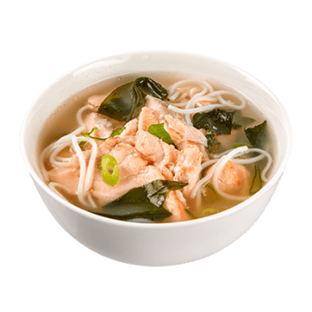 Lachs-Misosuppe