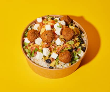Falafel 'N' Guac Bowl (vegan)