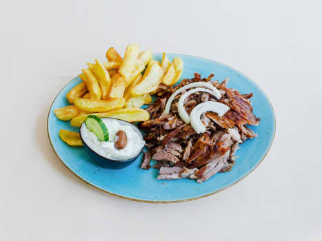 Gyros vom Drehspieß Gyros vom Drehspieß