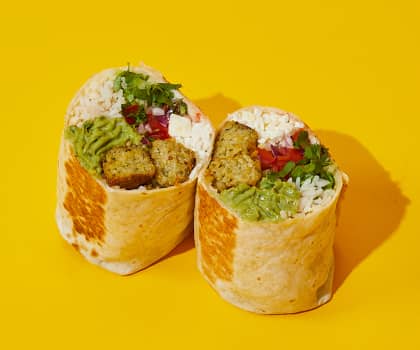 Falafel 'N' Guac Burrito (vegan) Falafel 'N' Guac Burrito (vegan)