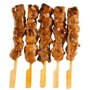 Mini Yakitori kipspiesjes 4 stuks Mini Yakitori kipspiesjes 4 stuks