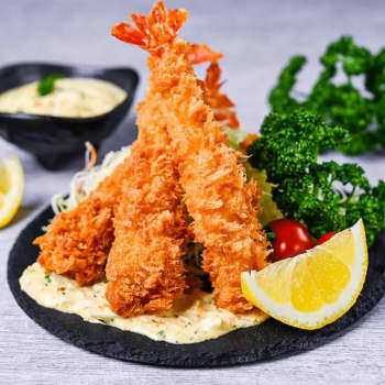 Tempura garnalen 3stuks Tempura garnalen 3stuks