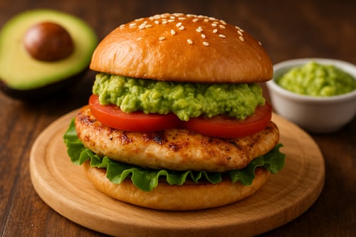 86. Avocado Chicken Burger 86. Avocado Chicken Burger