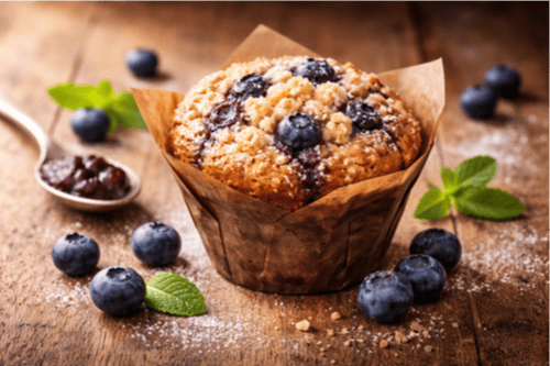 Warmer Blaubeer Muffin Warmer Blaubeer Muffin