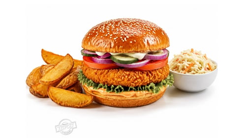 Crispy-Chickenburger Crispy-Chickenburger