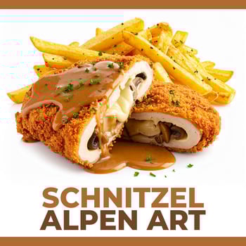 Schnitzel Alpen Art