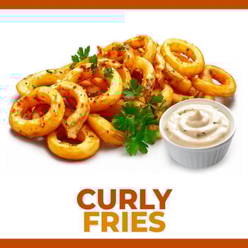 Portion Curly Fries
