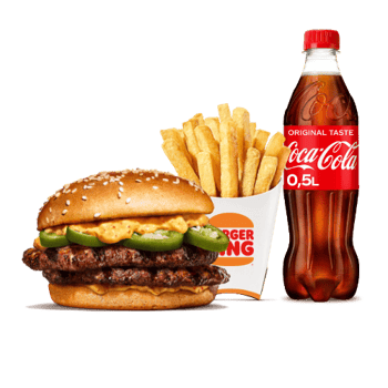 Double Chili Cheese Burger KING Menu