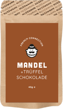 Mandel - Trüffel Schokolade 40g
