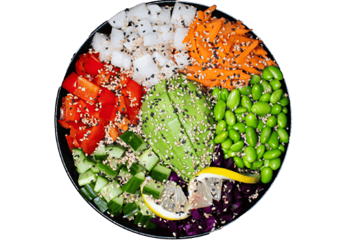 Poké Bowl Vege. Poké Bowl Vege.
