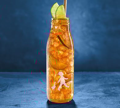 Fl. Eistee Pfirsich-Limette 0,5l 