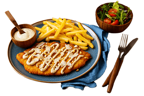 Italiaans schnitzelmenu Italiaans schnitzelmenu
