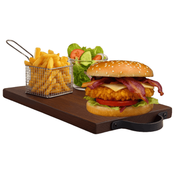 Spicy  Kipburger Menu