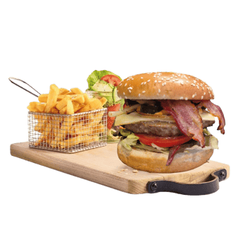 Spicy bacon Burger Menu Spicy bacon Burger Menu