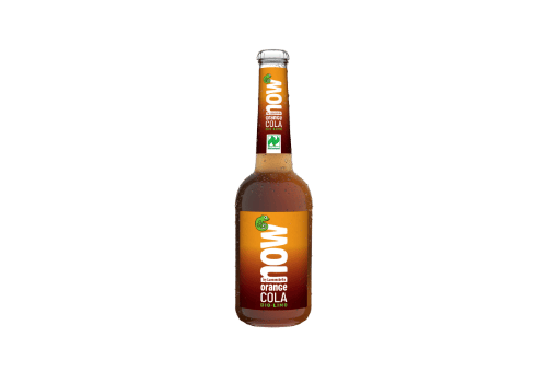 NOW ORANGE COLA 0,33l NOW ORANGE COLA 0,33l