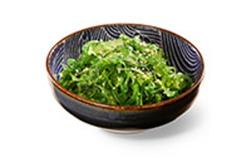 Spicy Wakame Vorspeise Würziger Seetang-Salat