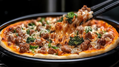 Pizza Green Beef