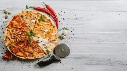 1 Pizza Medium für Nur