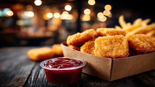 10 Rösti Sticks & 5 Chicken Nuggets 10 Rösti Sticks & 5 Chicken Nuggets