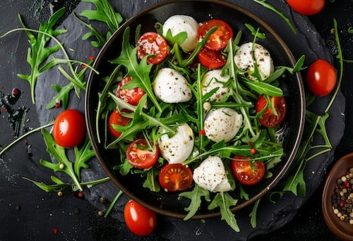Rucoola-Tomaten Salat