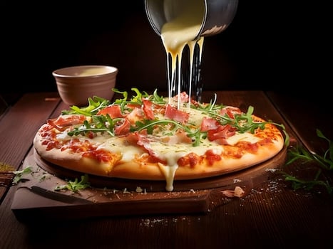 Small Pizza Carbonara