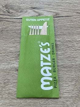 Bestecktasche Gabel + Löffel