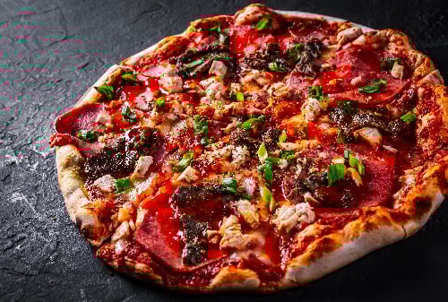 Mini Size Pizza Beef & Bacon