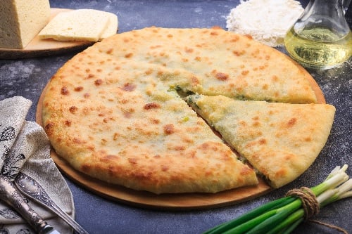 Cheese Knoblauch Pizzabread