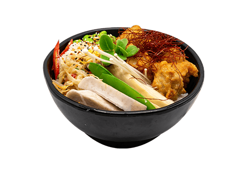 Chicken Karaage Donburi ( Warm)