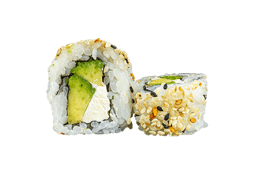 Avocado Phi Roll ( Avo + Fr. Käse ) (halbe Rolle)