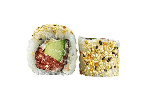 Boston Philly Roll (halbe Rolle)  [ Gurke + Fr. KÄSE  + Thu xay ] 