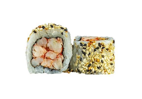 Crayfish Rocket Roll (halbe Rolle)         ( Tom Sawa.  + Rucola + Mayo )