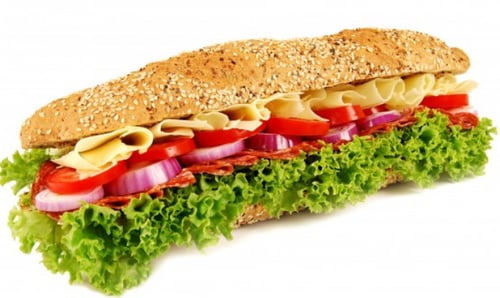 Herzhaftes Schlank-Sandwich
