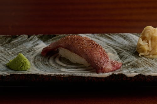 Wagyu Aburi Nigiri Wagyu Aburi Nigiri