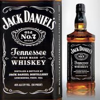 Jack Daniels Tennessee Whiskey, 0,7 L