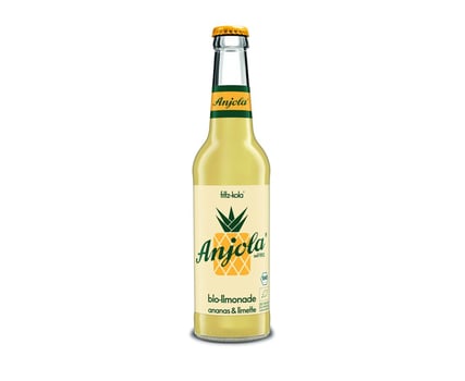 fritz-kola Anjola Bio 0,33l Limonade mit Ananas-Limette