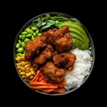 Poke Bowl Crispy Chicken